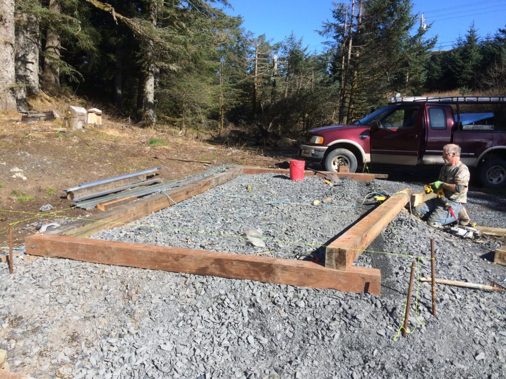 Wooden base for Climapod 9x21 Greenhouse