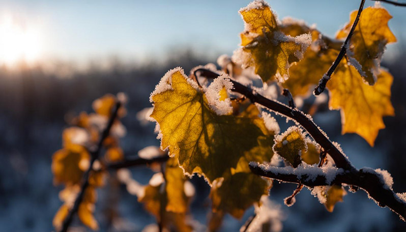 Vineyard care in December